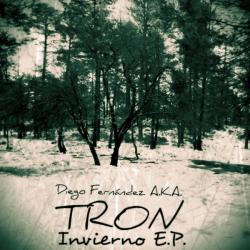 DIEGO FERN&Aacute;NDEZ A.K.A. TRON &ndash; INVIERNO E.P. artwork